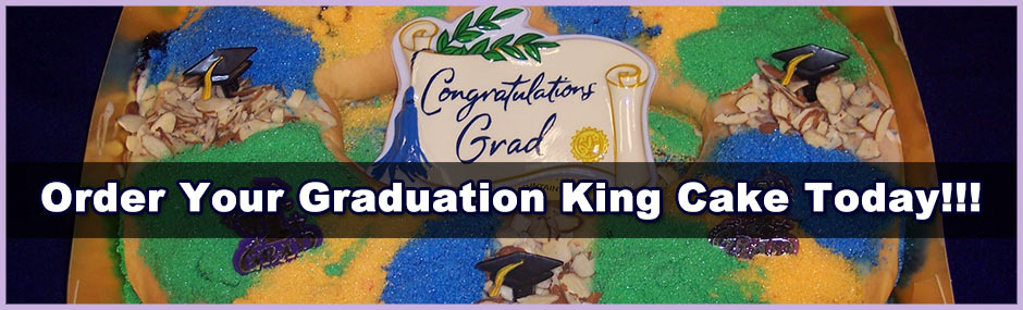 Image of a graduation king cake