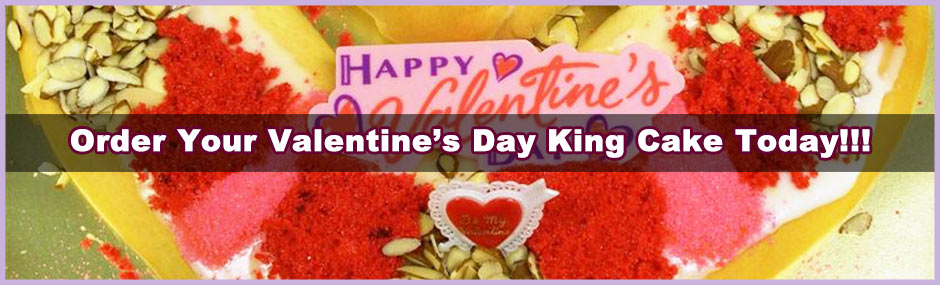 Valentine's Day King Cake