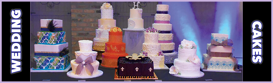 Check out our wedding cakes!